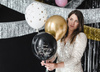Girlanda balonowa Łańcuch, złoty, 6,7 m (1 op. / 14 szt.)