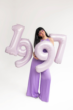 Balon foliowy Cyfra ''1'', 72cm, fiolet