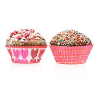 #ZI Foremki papierowe do muffinek "Serduszka", 24 szt.