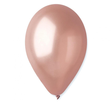 #BL Balony GM90 metal 10" - różowo-złote 71/ 100 szt.