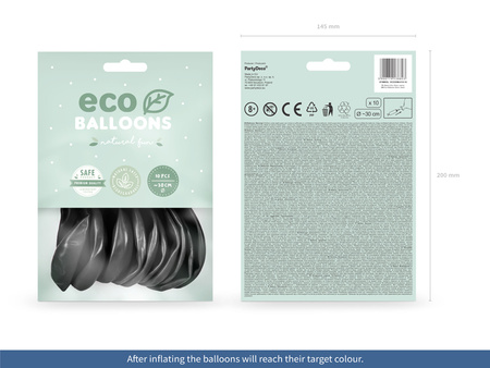Balony Eco 26cm pastelowe, kremowy (1 op. / 10 szt.)