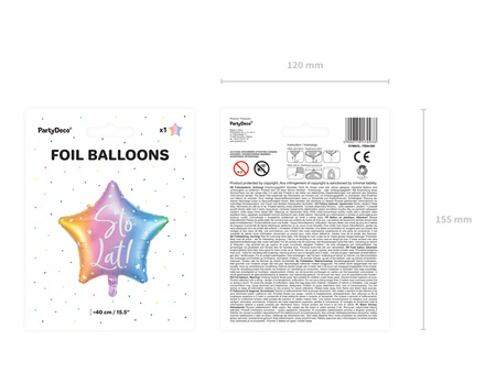 Balony Rainbow 23cm pastelowe, pomarańczowy (1 op. / 10 szt.)