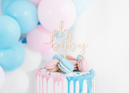 Balon foliowy Happy Birthday, 340x35cm, mix
