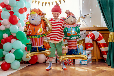 Balon foliowy Serce, 75x64,5 cm, różowe złoto
