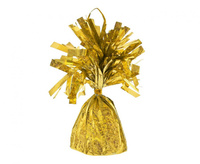 #BAC Ciężarek foliowy do balonów z helem, holograficzny złoty, 145 g/ 1 szt.