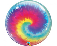 #BFK Balon foliowy 22" QL Bubble Tie Dye Swirls KK,