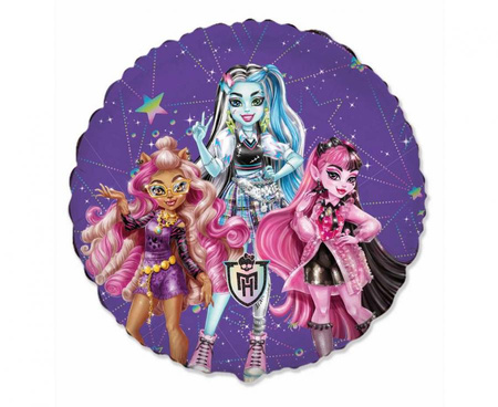#BFK Balon foliowy 18" FX- Monster High, niepakowany