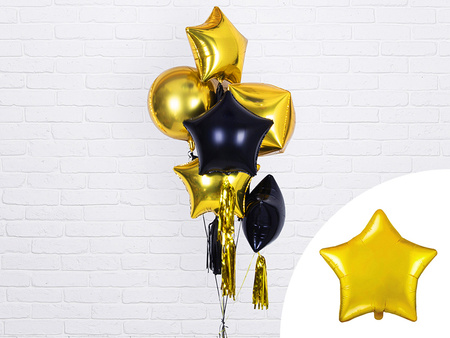 Balon foliowy Cyfra ''4'', 86cm, srebrny