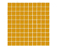 #DEI Panel dekoracyjny holo złoty, przezroczyste tło, 30x30 cm/ 100 kwadratów