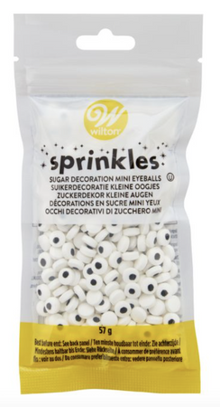 Posypka cukrowa dekoracyjna OCZY OCZKA MINI 57g Wilton