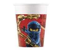 #ZKU Kubeczki papierowe (WM), Lego Ninjago, 200ml, 8 szt. (SUP label), KK