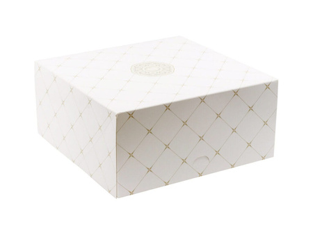 Pudełko na ciasto 26x26x12 cm ROZETA