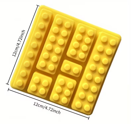 Foremka silikonowa do dekoracji KLOCKI 12x12 cm