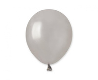 #BL Balony AM50 metal 5" - srebrne 38/ 100 szt.