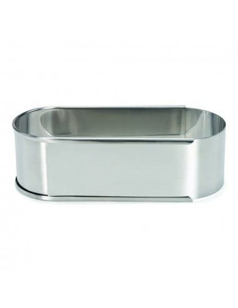 Regulowana forma owalna ze stali nierdzewnej 16-21cm - Patisse