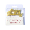 Świeczka urodzinowa HAPPY BIRTHDAY ZŁOTY
