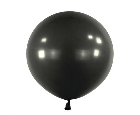 #BL Balon 24" RND Fashion Jet Black, 4 szt.