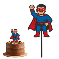 Topper na tort 16x7 cm SUPER TATA DZIEŃ TATY WZ.II