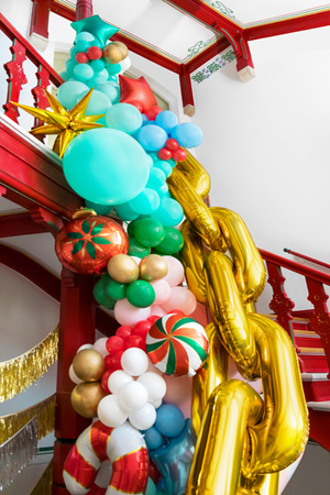 Balon foliowy Kot, 96x95 cm, mix