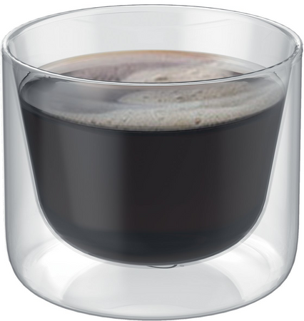 Zestaw 2cz. szklanek 200ml z podwójnymi ściankami