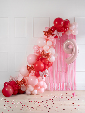 Balon foliowy Cyfra '4', 86cm, mocca