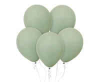 #BL Balony Beauty&Charm, pastelowe szaro-zielone 12"/ 50 szt.