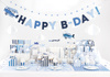 Balony 30cm, Bucik, Pastel Baby Blue (1 op. / 6 szt.)