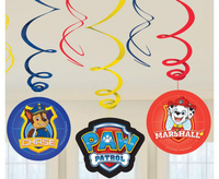 #DEI Dekoracja spirale Paw Patrol, 6 szt.