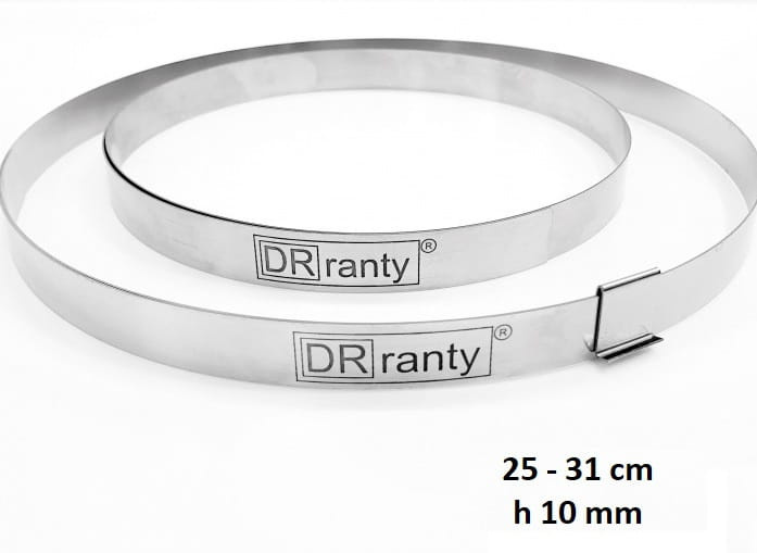 Regulowany rant do żelki – detal wykonania ze stali nierdzewnej, rant okrągły DR Ranty