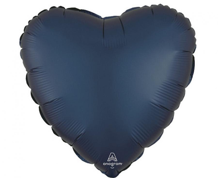 #BFK Balon foliowy 18" serce True navy