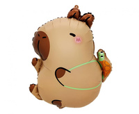#BFK Balon foliowy Kapibara z żółwikiem, 44x38cm