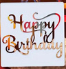 Szablon do dekoracji tortu i muffinek HAPPY BIRTHDAY WZ. II