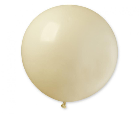 #BL Balon G30, kula pastel 0.80m, kość słoniowa