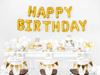 Baner Happy Birthday, j. różowy, 15 x 175 cm