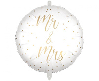 #BFK Balon foliowy 18" Mr & Mrs Decorata Party