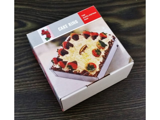 Regulowana forma metalowa do deserów warstwowych i biszkoptów