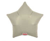 #BFK Balon Ibrex Hel, gwiazda 15", Sand Gray, 5 szt.