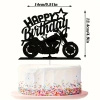 Topper na tort HAPPY BIRTHDAY MOTOCYKL MOTOR WZ.II