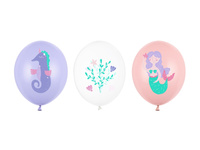 Balony 30 cm, Morski Świat, mix (1 op. / 50 szt.)