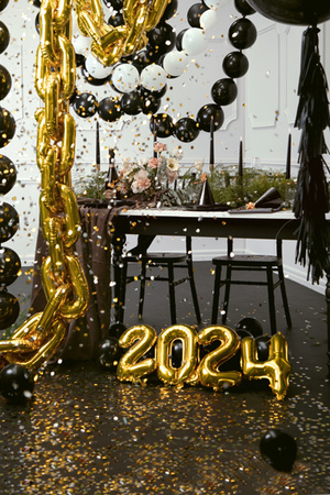 Balony z łącznikiem, 33 cm, biały (1 op. / 20 szt.)