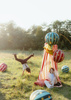 Balon foliowy Cyfra '1', 86cm, jasny beż