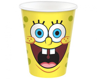 #ZKU Kubeczki papierowe SpongeBob 250 ml, 8 szt.