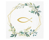 #ZSE Serwetki Komunia, 33x33 cm, 20 szt., (FSC)