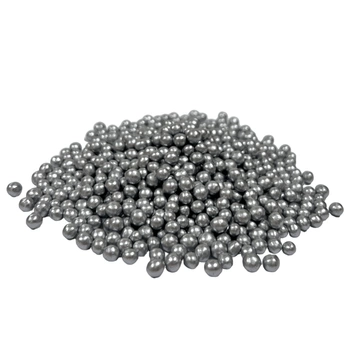 Posypka ryżowa w polewie cukrowej SREBRNA PERŁOWA 5mm 50g Slado