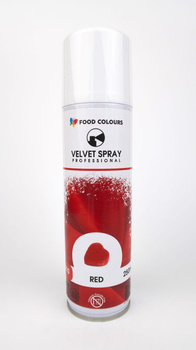 Zamsz w sprayu CZERWONY 250 ml Food Colours