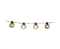 #DEI Łańcuch LED Piłki złote, 140 cm