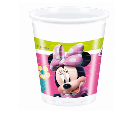 #ZKU Kubeczki plastikowe (WM), Minnie Happy Helpers (Disney), 200ml, 8 szt. (SUP label) KK