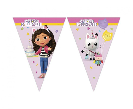 #DEBA Banner Gabby's Dollhouse, flagi (papier FSC)