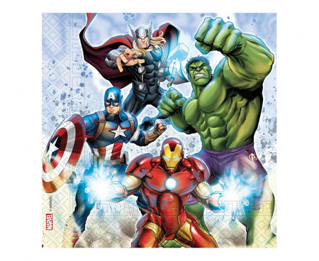 #ZSE Serwetki papierowe Avengers Infinity Stones, 33x33 cm, 20 szt. (papier FSC)