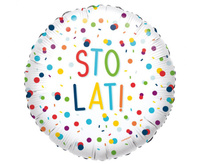 #BFK Balon foliowy 18" CIR - Sto lat!